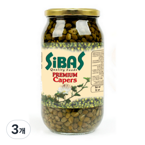 시바스 케이퍼 1000g / 1Kg, 3개, 1kg