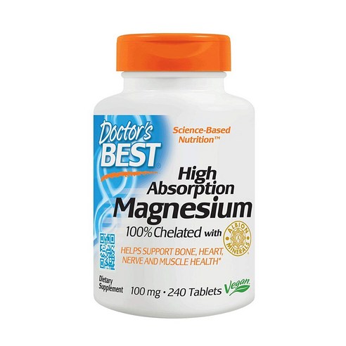 닥터스 베스트 킬레이트 고흡수성 마그네슘 미네랄100mg