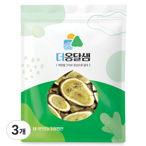 더옹달샘 국산 참옻나무 옻나무 백숙용 옻닭용, 3개, 1kg