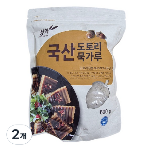 청화 국산 도토리 묵가루