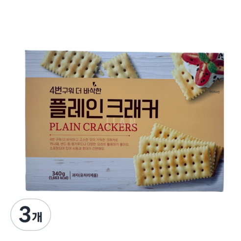 코렌트 푸지안 4번구워 더 바삭한 플레인 크래커