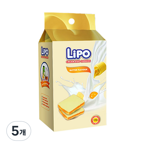 제로 계란 과자 단백질 UP 어린이 영양 간식 버터, 5개, 135g