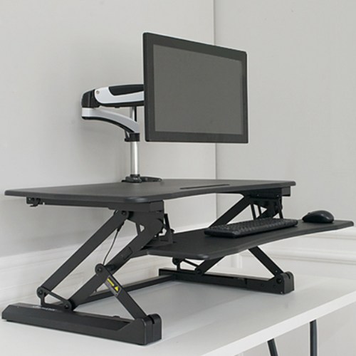 핏쳐 전동식 스탠딩 데스크 책상높이조절대