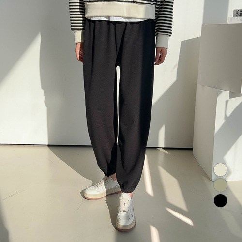 세컨그라운드 여성용 밴딩 수면 팬츠