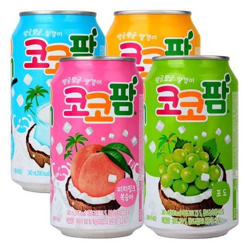 코코팜 4종 세트 (포도+망고코넛+피치핑크복숭아+화이트요구르트)
