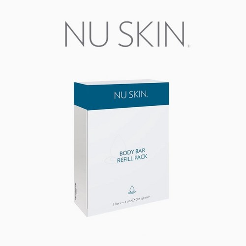 NUSKIN 뉴스킨 바디바 리필팩 정품 2028년 최신제조 목욕비누, 115g, 5개입
