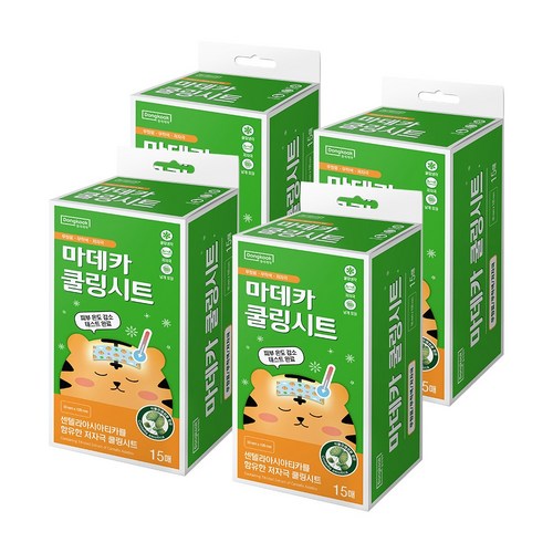 마데카 쿨링시트, 15개입, 4개