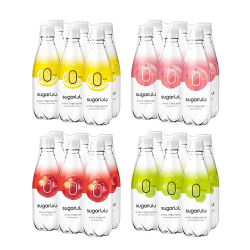 슈가로로 스파클링 혼합세트, 24개, 350ml