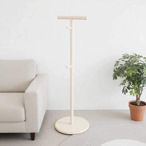 숲속애 미니 원목 가방행거