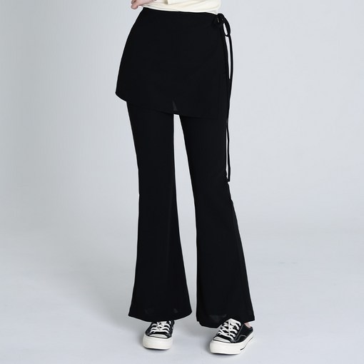 모이르벨라 여성용 스트랩 부츠컷 치마 바지 P26SS2A2664