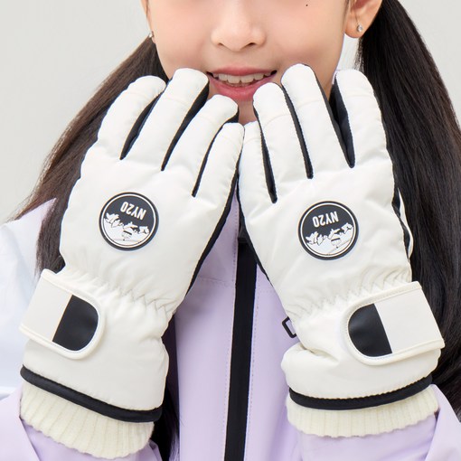 NY20 패밀리 주니어 어린이 학생  스마트터치 방수 겨울 방한 스키 보드 캠핑 장갑 NYB2376