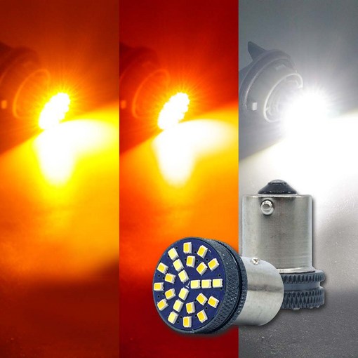 SB 12V 24V 2016 하이파워 싱글 더블 LED전구 브레이크등 깜빡이등 미등, 레드LED, 1개