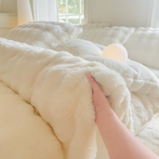 봄 맞이 특가 모다까사 자가발열 토끼털 극세사 양면 두꺼운 이불