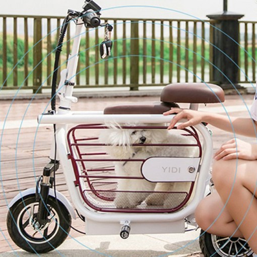 강아지전기자전거 삼륜 펫바이크 전동 접이식 동반 애견 전동자전거