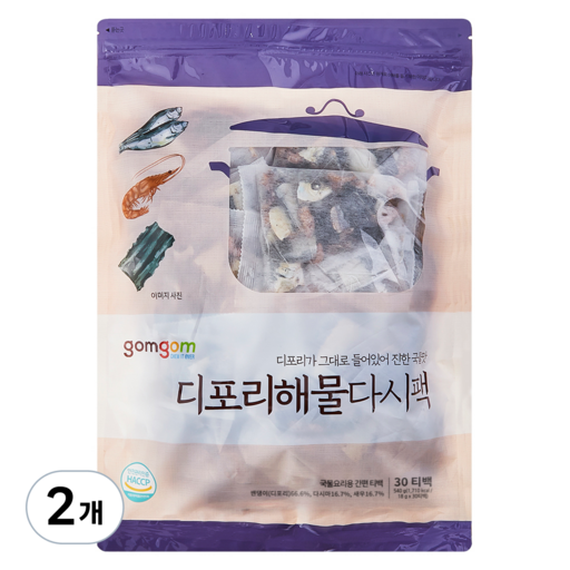 곰곰 디포리해물다시팩
