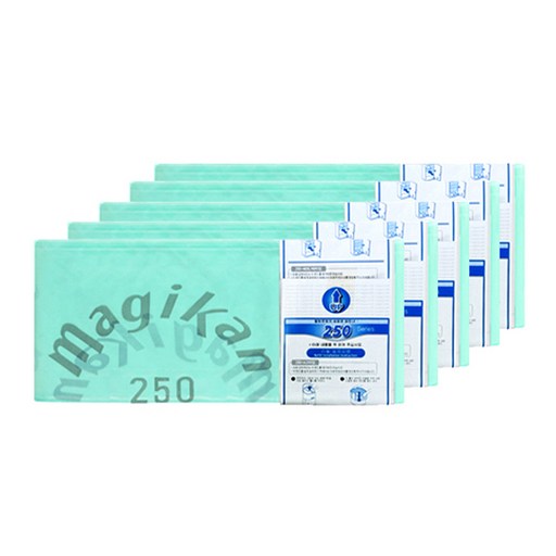 매직캔 리필 봉투 250R5BC, 5개, 16L