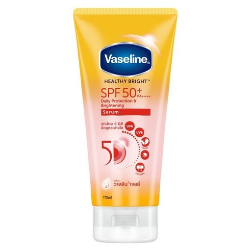 Vaseline 凡士林 5D極護水感防曬乳 SPF50+ PA++++, 170ml, 1瓶