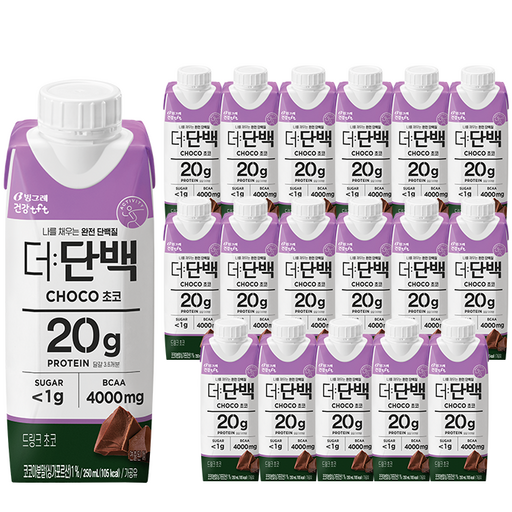 [tft 더단백 드링크 초코 250ml 18개] – 단백질 보완 드링크 초코맛