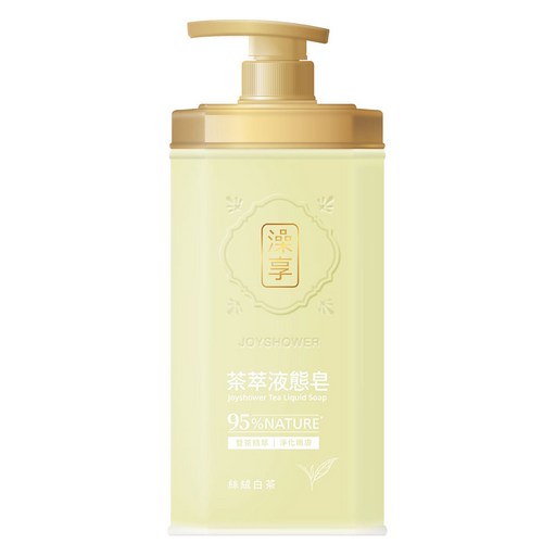 澡享 液態皂沐浴 絲絨白茶, 1個, 800ml