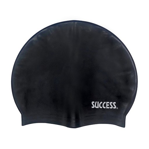 SUCCESS 成功 超彈性矽膠泳帽 S674-K 成人款, 黑色, 1個