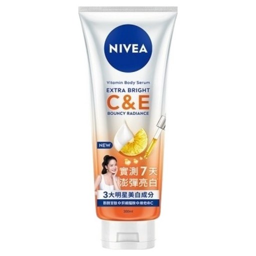 NIVEA 妮維雅 台灣公司貨 超能果萃澎彈亮白精華凝乳, 1條, 300ml