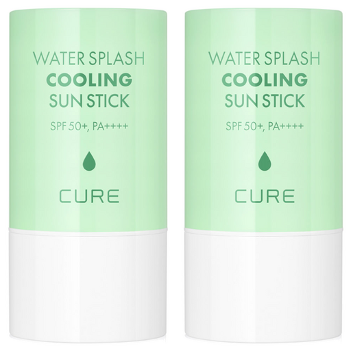 김정문알로에 라 센스 로에 큐어 워터 스플래쉬 쿨링 선스틱 SPF50+ PA++++, 23g, 2개