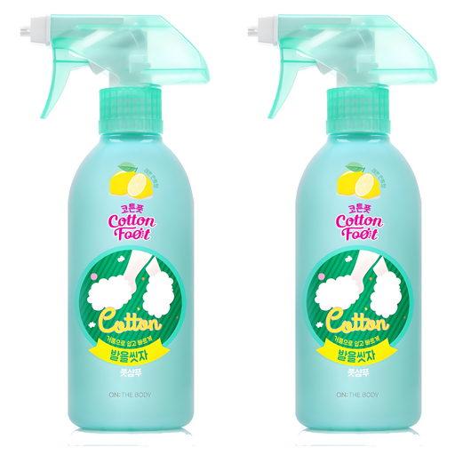 온더바디 발을씻자 코튼 풋샴푸 레몬민트향