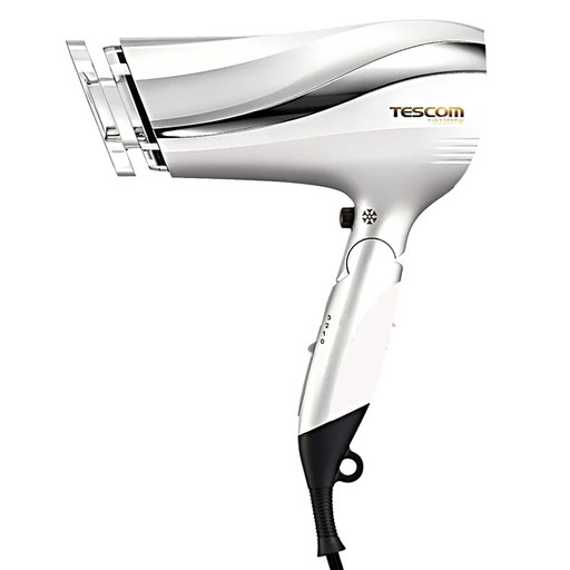 TESCOm 防靜電吹風機 1500W, TID2200TW, 珍珠白