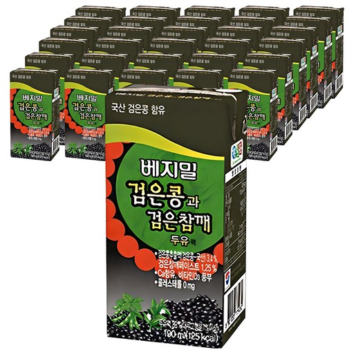 베지밀 검은콩과 검은참깨 두유