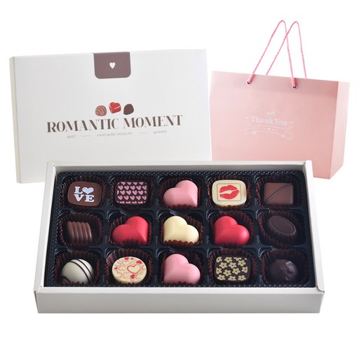 상상앤드 로맨틱러브 15구 수제초콜릿 선물세트 랜덤 발송