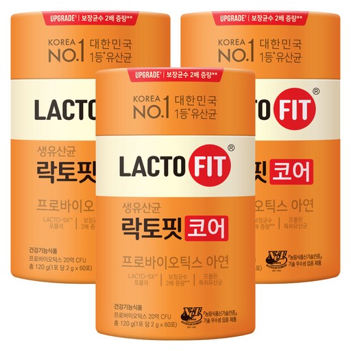 락토핏 코어 유산균 60p
