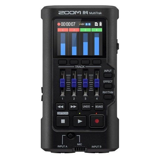 줌 R4 4트랙 녹음 MTR 32비트 플로트 지원