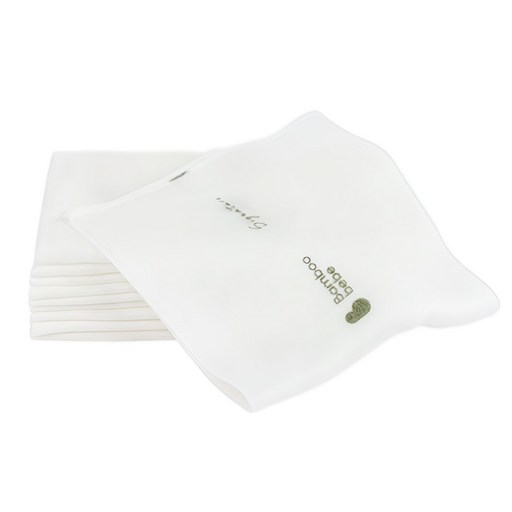 Bamboo Bebe 溫和竹 經典純淨紗布手帕 10入