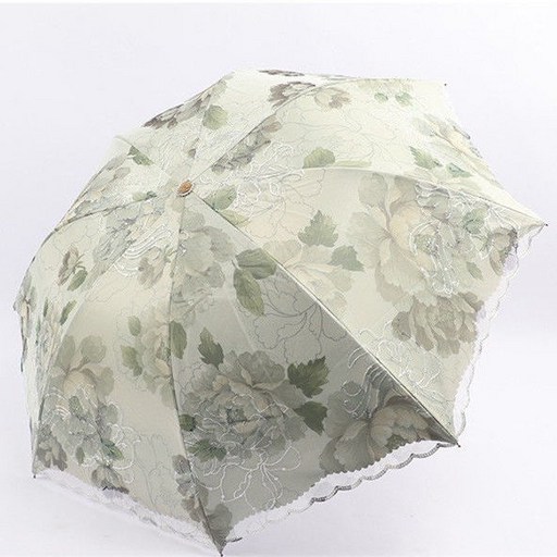 Ei Dass 레이스 가장자리 디자인 포켓몬우산 4가지 색상 옵션 3단우산 +우산 보관 가방 자외선 차단제 코팅, 편안한 우산 손잡이 튼튼한 우산 프레임 미니파라솔 자외선 차단