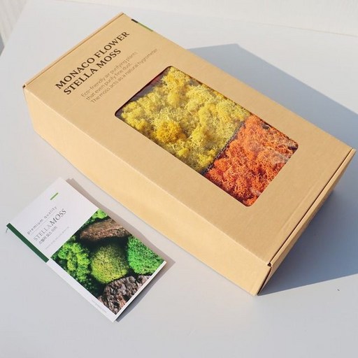 가을 모나코플라워 3색 500g 모스이끼 스텔라 세트 붉은빛