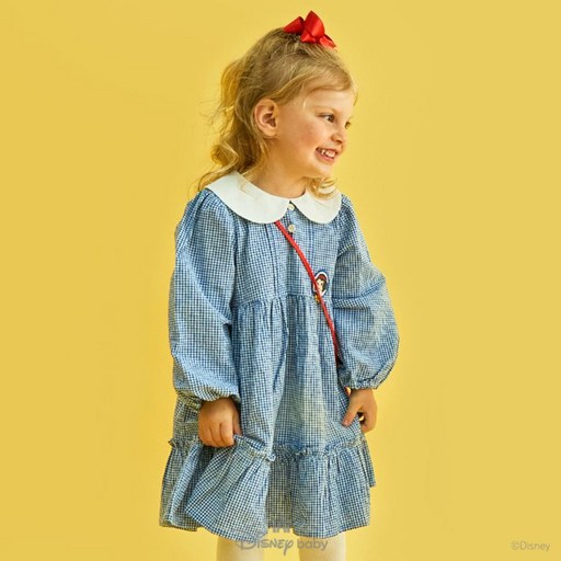디즈니베이비 백설공주체크원피스 가방 BLUE 79R524058