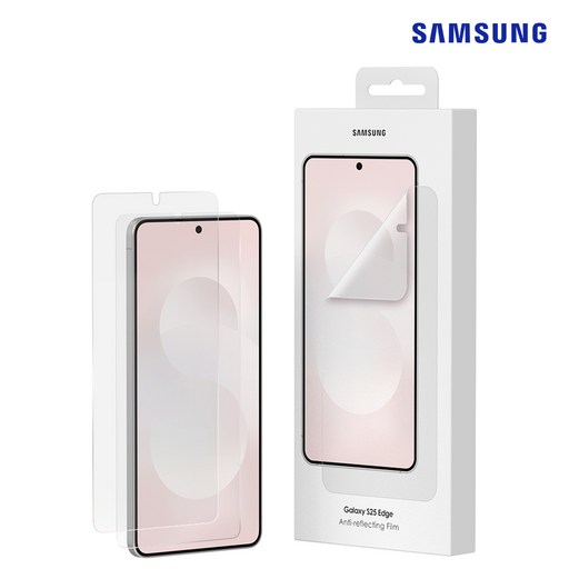 삼성 AR 스크린 프로텍터 저반사 전면 액정보호 필름 2매 구성  셀프부착 가이드툴 포함 