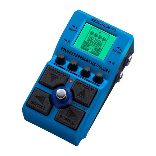 ZOOM MS-70CDR Plus 149 공간계 멀티 스톰프 이펙트 탑재 기타베이스신디 대응 3년