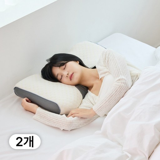 슬립포어 목편한 잠 잘오는 경추 수면 베개 2p