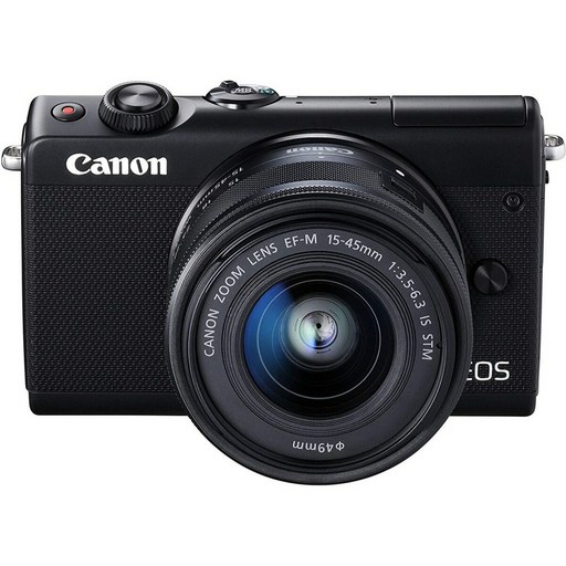[저희 가게 포인트 2배 쇼핑 마라톤 7월 4일(월) 20:00~7월 11일(월) 1:59까지 ] Canon 캐논 미러리스 일안 카메라 EOS M100 EF-M15-45 IS STM 렌즈 킷 블랙 신품