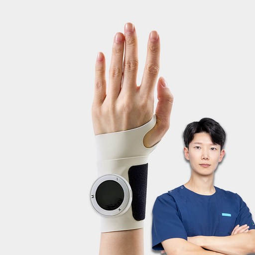 본사 공식 레이디랩 텐스온 손목 마사지기 TENSEMS 보호대 아대 안마 무선 저주파 전자파 안심 인증