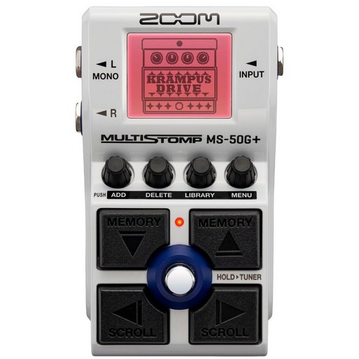 줌 MS-50G 플러스 기타 멀티 이펙터 화이트 1개