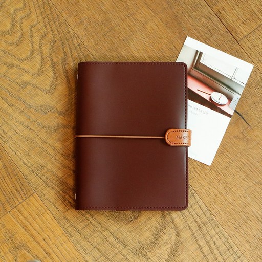 꼼꼬미 2026 초콜릿 6공 가죽 시스템 업무용 회사 다꾸 소량 대량 주문 제작 다이어리, 와인 초코