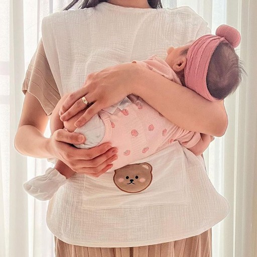 베베코지 엄마 턱받이 침받이 신생아 아기 스카프빕