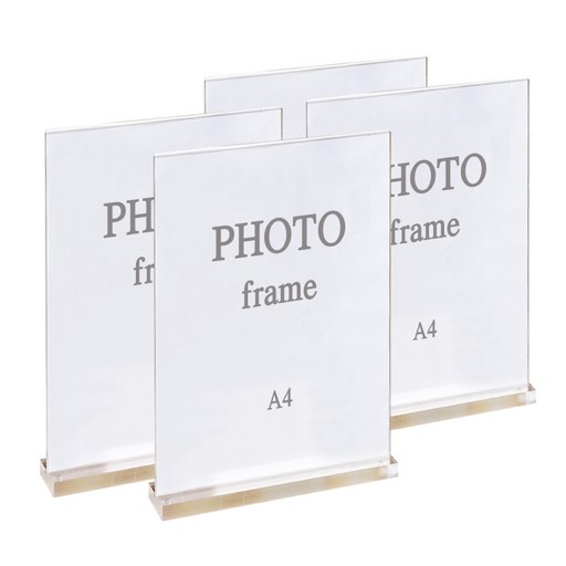 디모어 투명 아크릴 스탠드 POP광고 액자 메뉴판 안내판