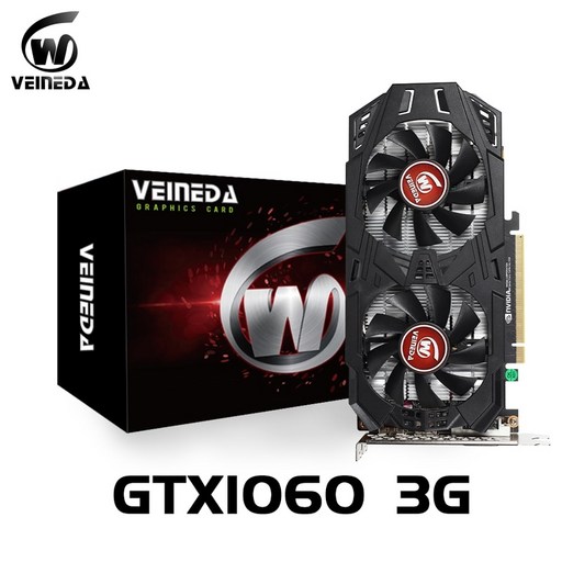 가성비 VEINEDA gtx 1060 3g 1060 6gb 그래픽 카드 1506MHz 192Bit GDDR5 비디오 카드gtx960 4gb보다 강력한 nVIDIA 카드용