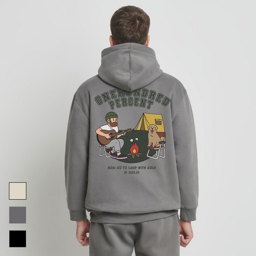 OHP 작품을 입는다 기모 후드 best3