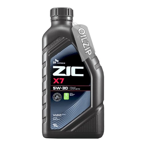 지크 X7 5W30 1리터 API SQ 프리미엄 합성엔진오일 가솔린 엔진오일