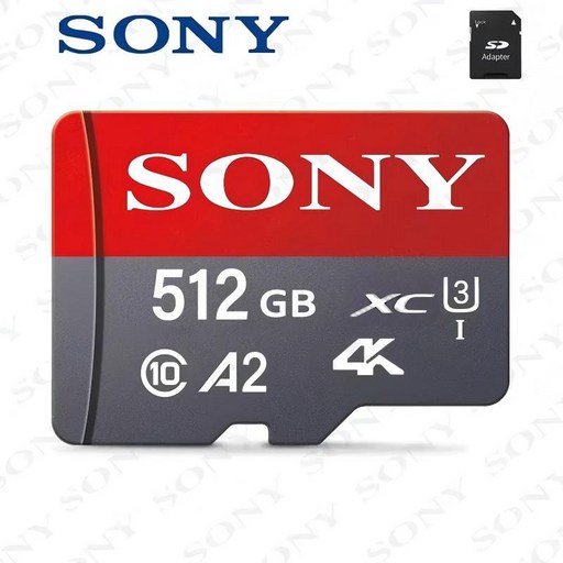 소니 마이크로 SD 카드 1TB 512GB 고내구성 4K 비디오 DJI Mavic Pro Drone Dash 메모리 카드용 256GB 128G