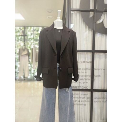 듀엘 DEWE 베이직 싱글 자켓 L244MSF044 NC일산